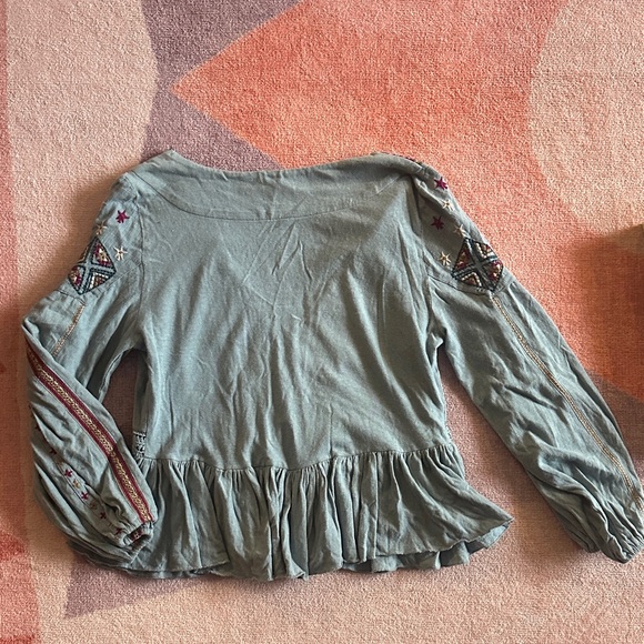 Free people Embroidered Boho top - Picture 4 of 4